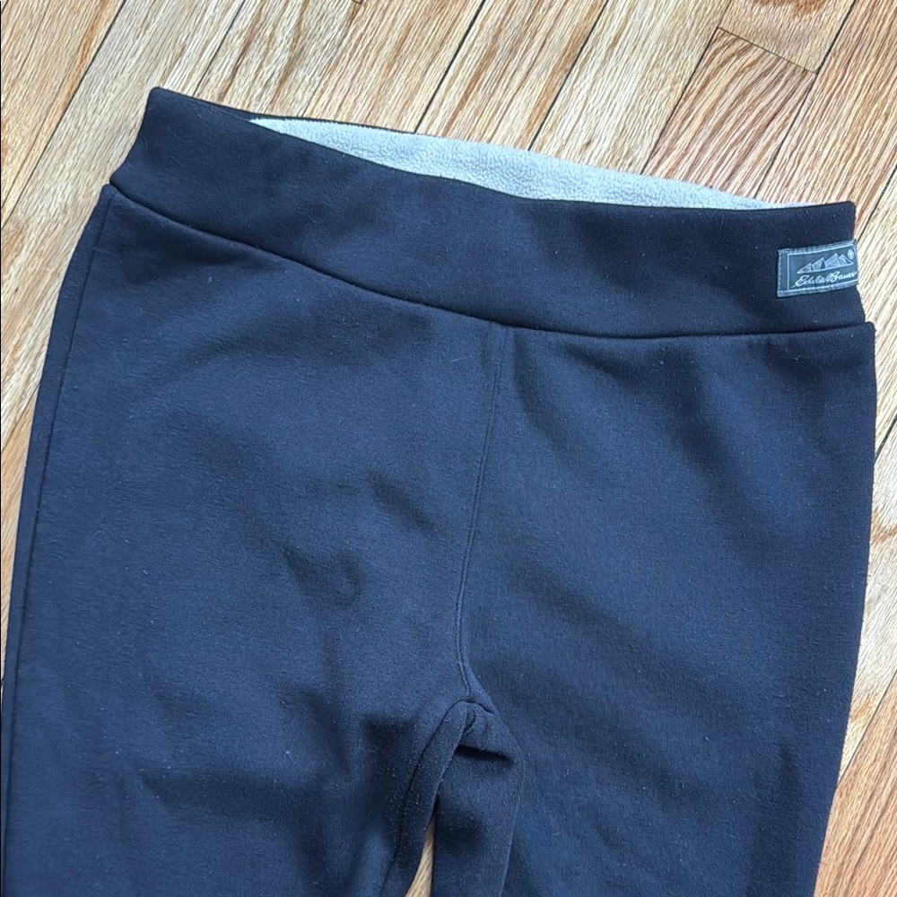 Eddie Bauer Black Legging Sweatpants Stretchy Athletic Bottoms Women’s S